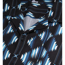 Printed Short Sleeved Shirt | Men | Black x Green