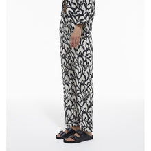 Printed Silk Pants | Women | Off White x Black