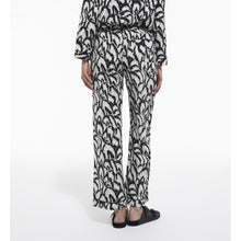 Printed Silk Pants | Women | Off White x Black