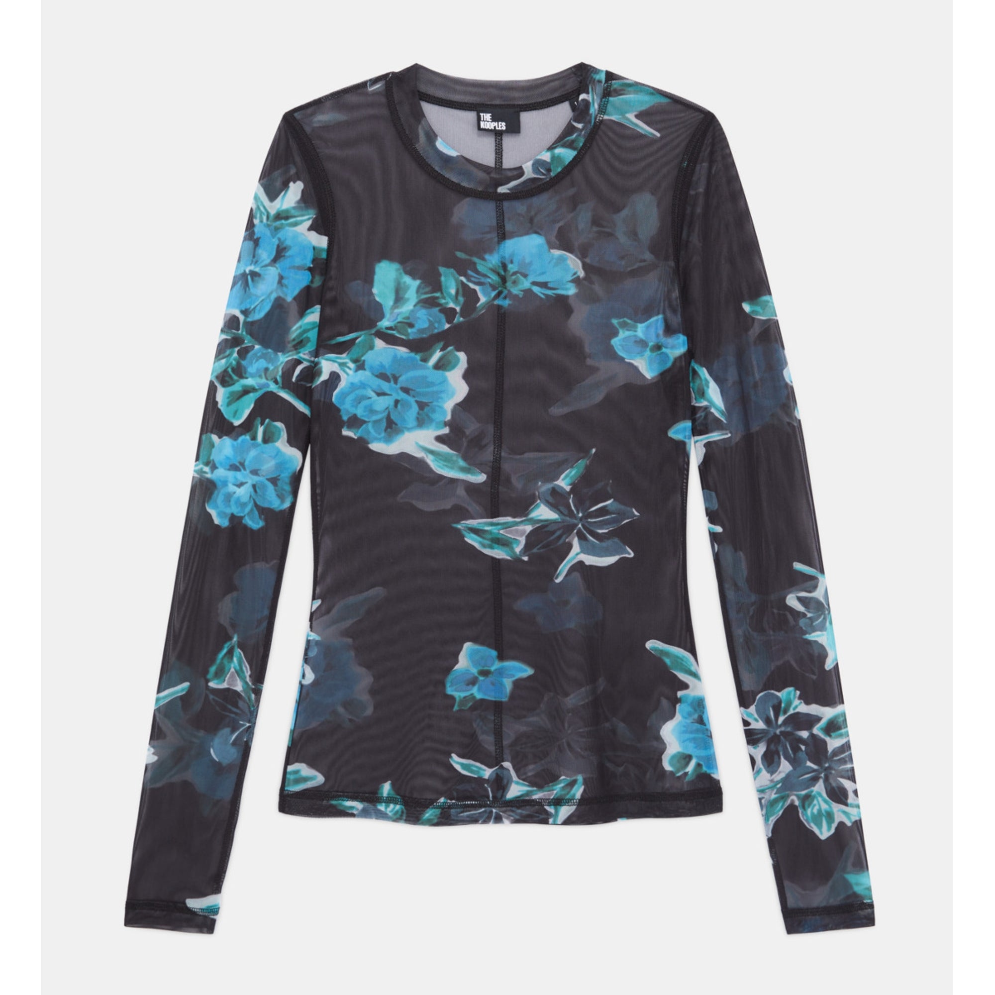 Printed T-Shirt | Women | Black Blue