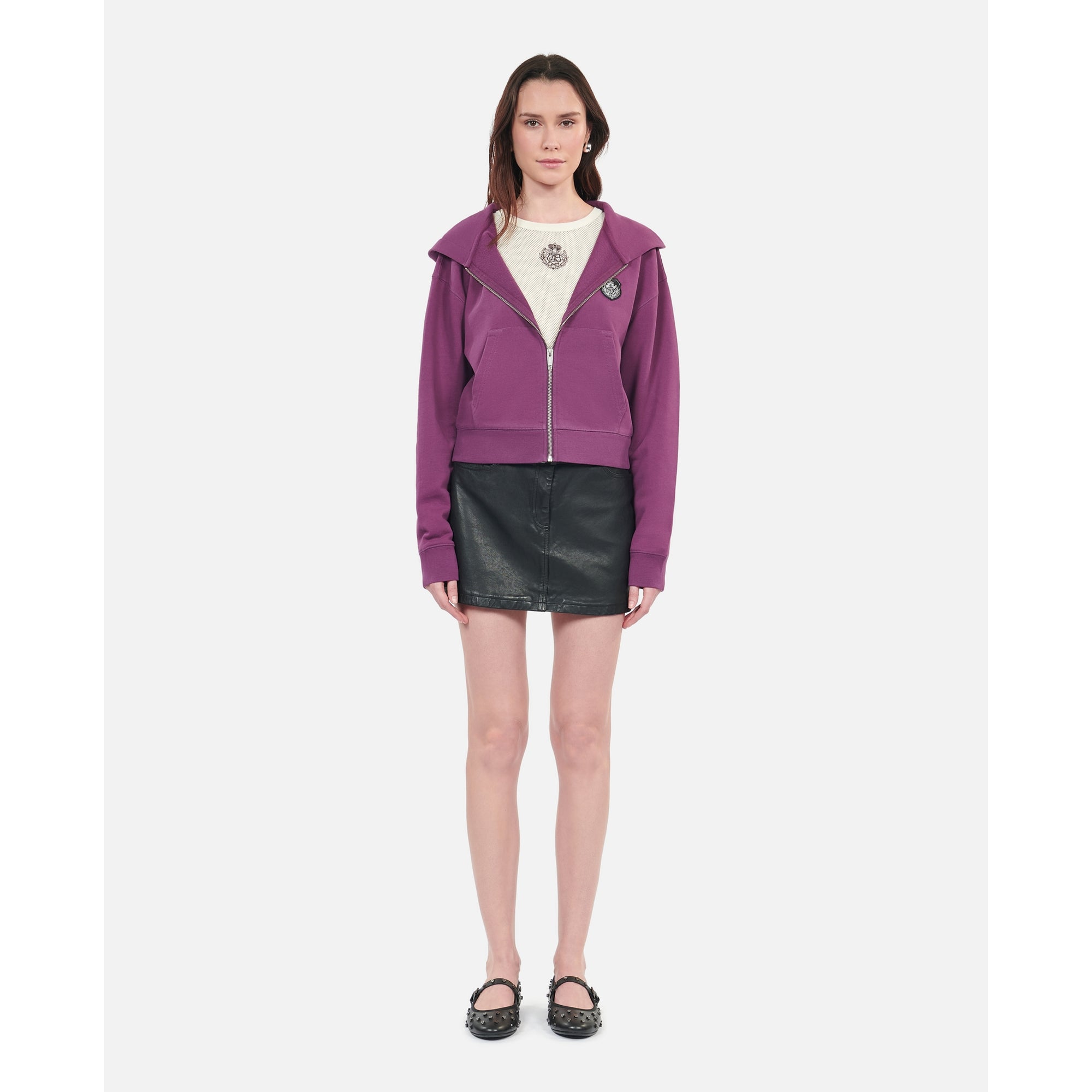 Purple Blazon Hoodie | Women | Prune