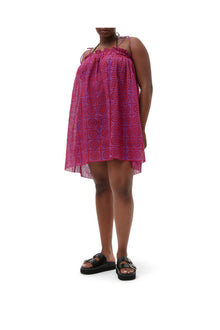Purple Broderie Anglaise Strap Dress | Sparkling Grape