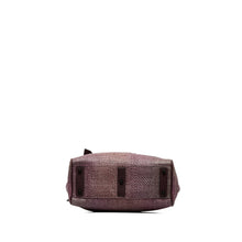 Burberry Pre-Owned Woven Canvas Tote | Women | Purple