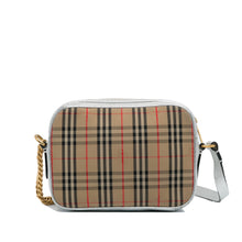 Burberry Pre-Owned 1983 Check Link Camera Bag | Women | Brown x Beige x Silver