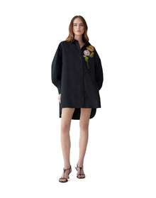Embroidered Annie Top | Black Multi