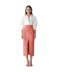 Arc Sleeve Button Down Top | White