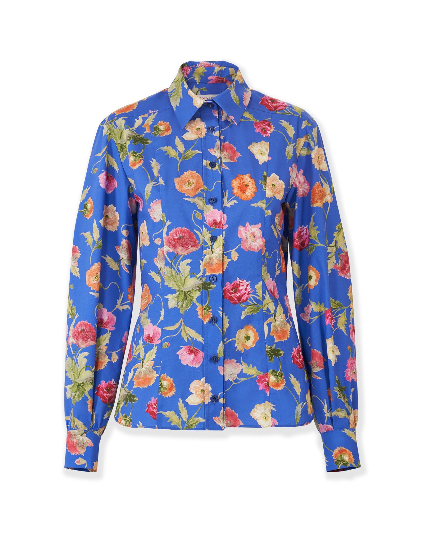 Long Sleeve Button Down Top | Bluebell Multi
