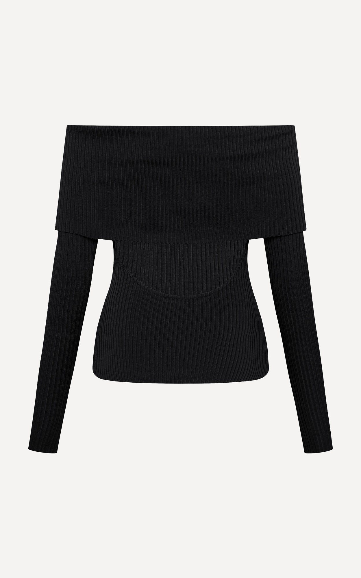 Ravine Rib Top | Black