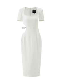 Zoe Dress | White