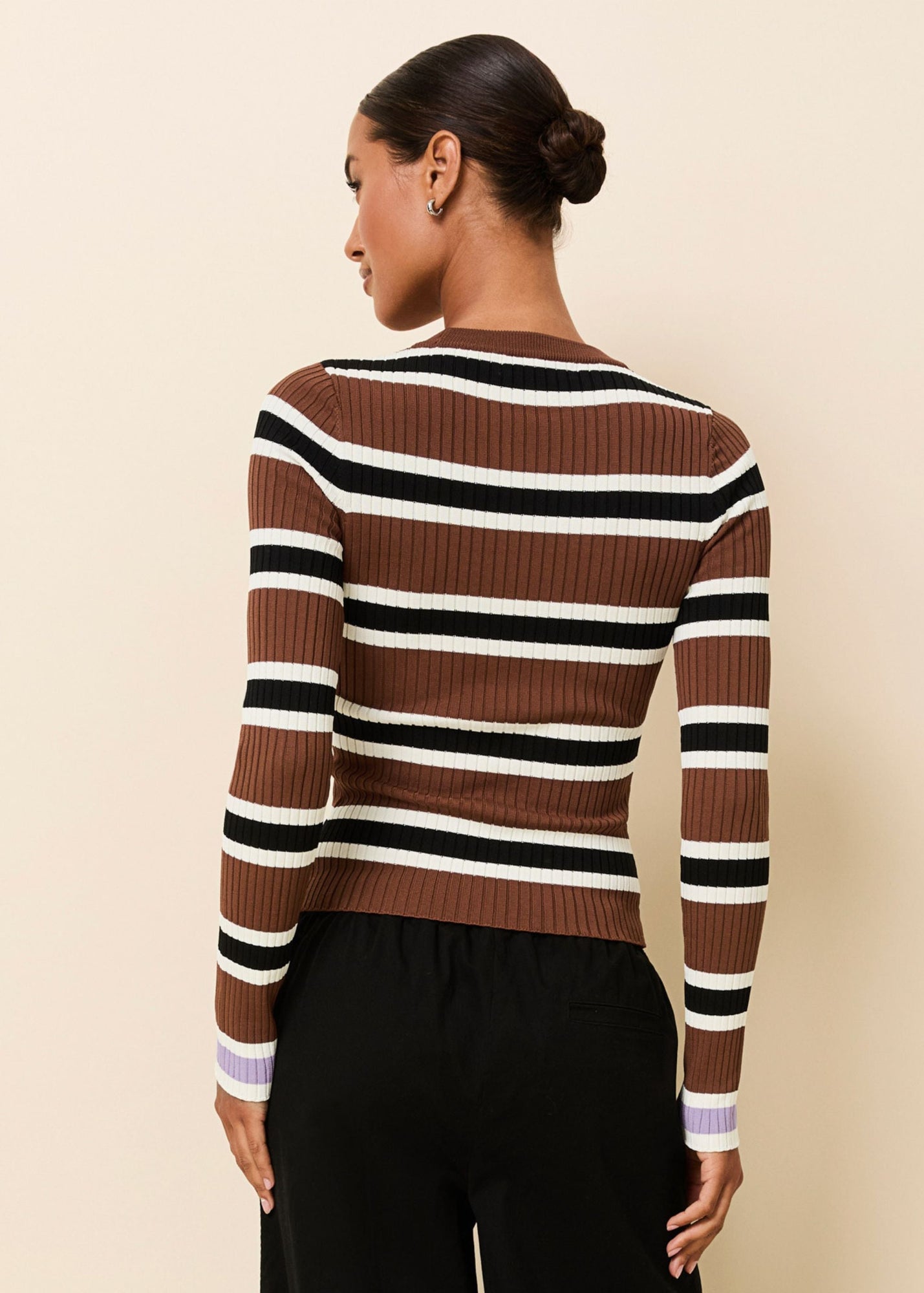 Dora Top Coconut Stripe - Solid & Striped