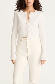Ottoman Cardigan | Blanc