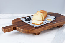 Classic Oversized Rectangle Footed Board | Natural
