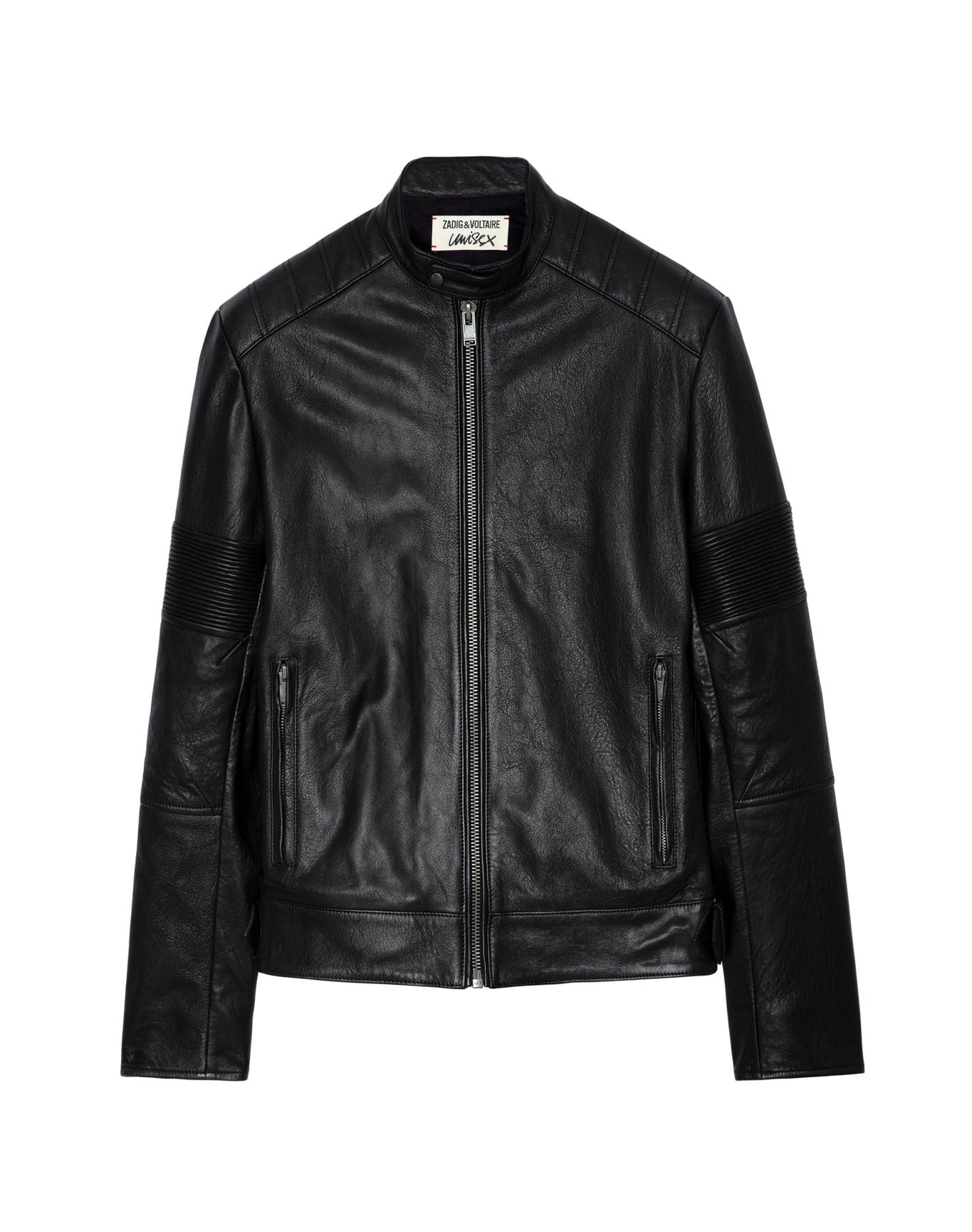 Men | Lean Biker Leather | Anthracite