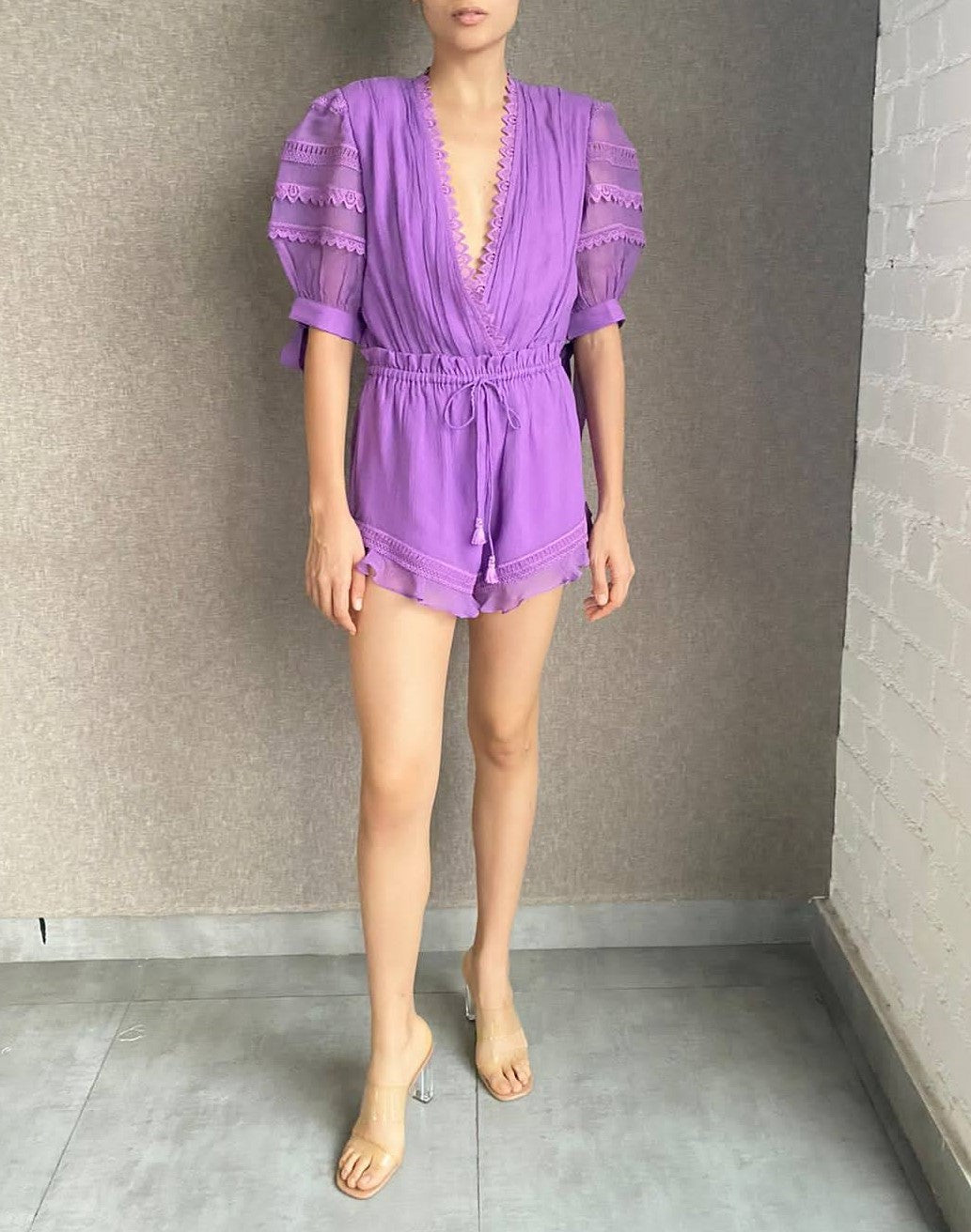 Rococo Sand | Alana Bodysuit Top | Purple