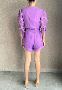 Rococo Sand | Alana Bodysuit Top | Purple