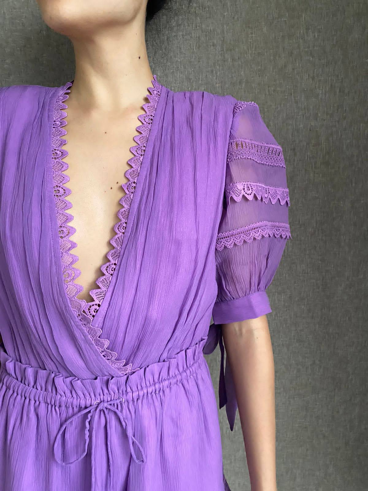 Rococo Sand | Alana Bodysuit Top | Purple