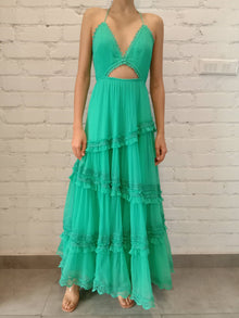 Rococo Sand | Alana Long Dress | Green