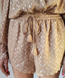 Rococo Sand | Aria Tan Shorts | Tan