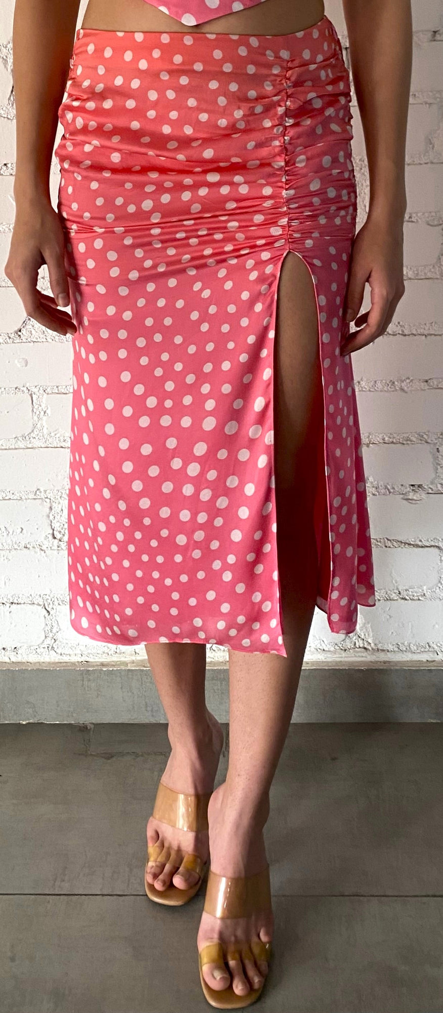 Rococo Sand | Blaire Midi Skirt | Pink