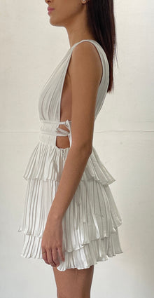 Rococo Sand | Bree Short Dress | White