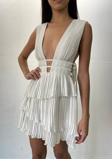 Rococo Sand | Bree Short Dress | White