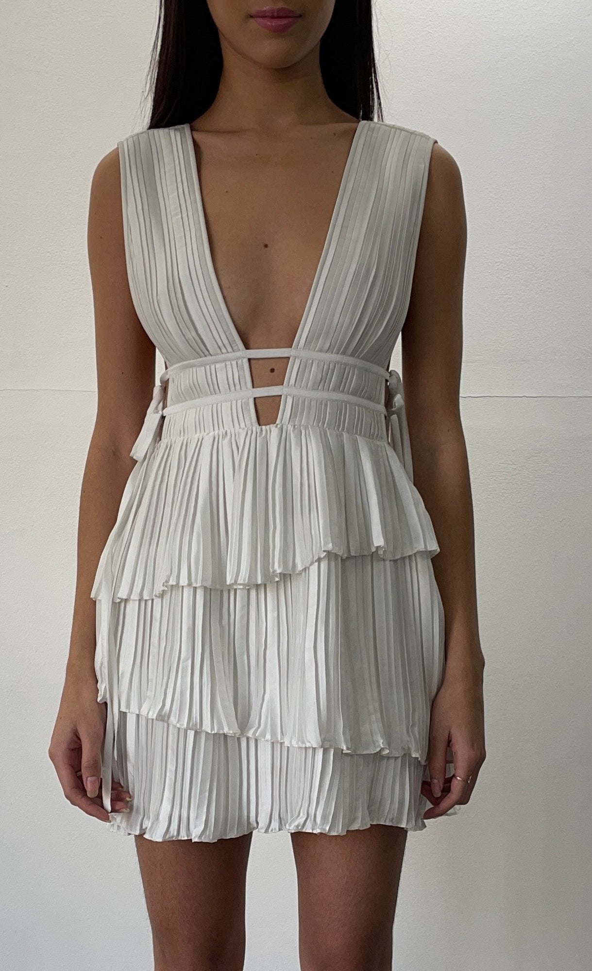 Rococo Sand | Bree Short Dress | White