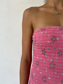 Rococo Sand | Cari Floral Print Short Dress | Pink