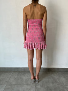 Rococo Sand | Cari Floral Print Short Dress | Pink