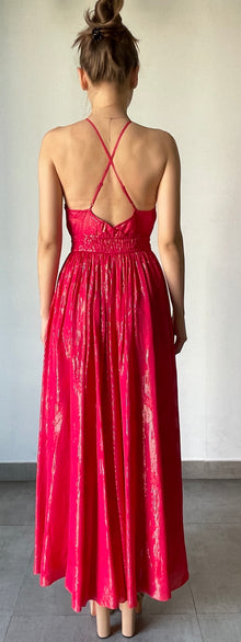Rococo Sand | Cari Fca Maxi Dress | Fuchsia