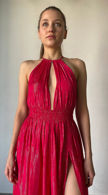 Rococo Sand | Cari Fca Maxi Dress | Fuchsia