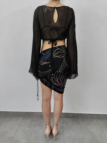 Rococo Sand | Chris Long-Sleeve Top | Black