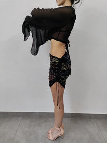 Rococo Sand | Chris Long-Sleeve Top | Black