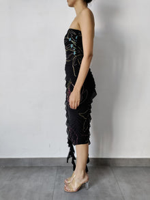 Rococo Sand | Chris Midi Dress | Black