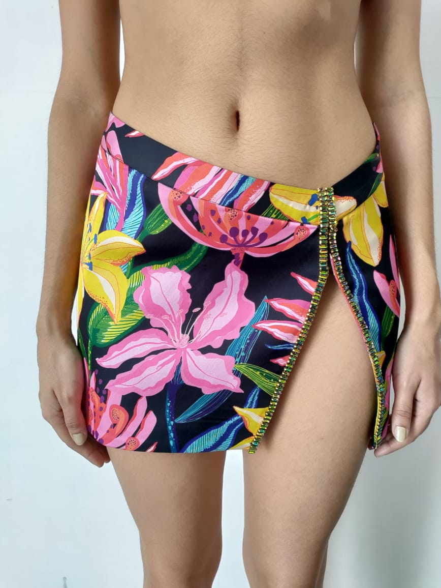 Rococo Sand | Chris Mini Skirt | Multicolor