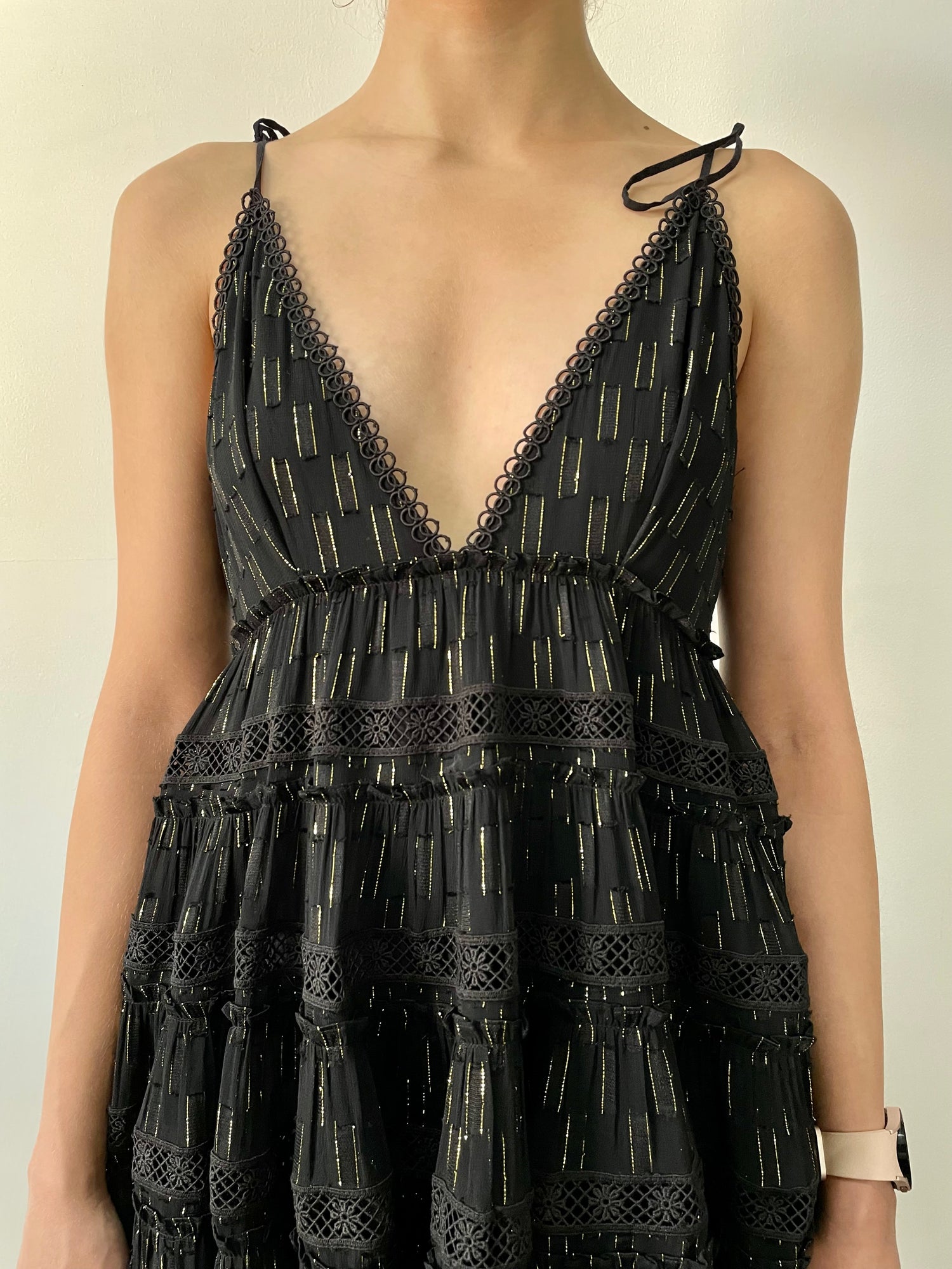 Rococo Sand | Cia Short Dress | Black