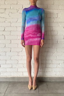 Rococo Sand | Cloud Short Dress | Blue/Pink