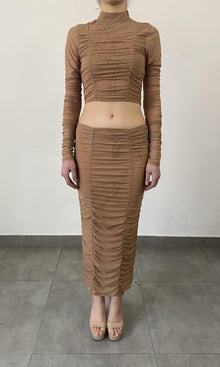 Womens | Dream Nylon-Power Mesh Top | Nude