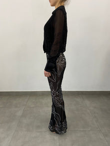 Rococo Sand | Dream Black Sequin Bodysuit | Black