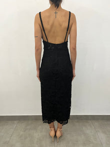 Rococo Sand | Eliza Midi Dress | Black