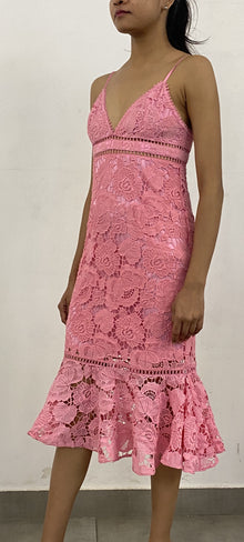 Rococo Sand | Eliza Midi Dress | Pink