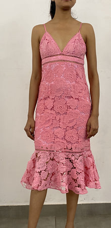 Rococo Sand | Eliza Midi Dress | Pink