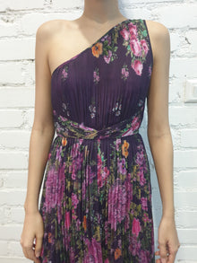 Rococo Sand | Elsa Floral Long Dress | Purple
