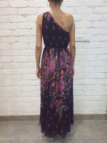 Rococo Sand | Elsa Floral Long Dress | Purple