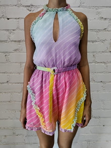 Rococo Sand | Evie Romper | Rainbow