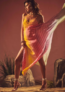 Rococo Sand | Evie Long Dress | Multicolor