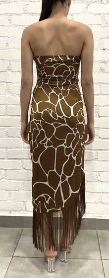 Rococo Sand | Fia Midi Dress | Brown