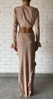 Rococo Sand | Gaia Long Skirt | Nude