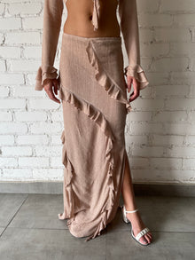 Rococo Sand | Gaia Long Skirt | Nude