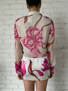 Rococo Sand | Grace Short Dress | White/Pink