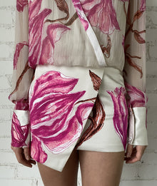 Rococo Sand | Grace Short Dress | White/Pink